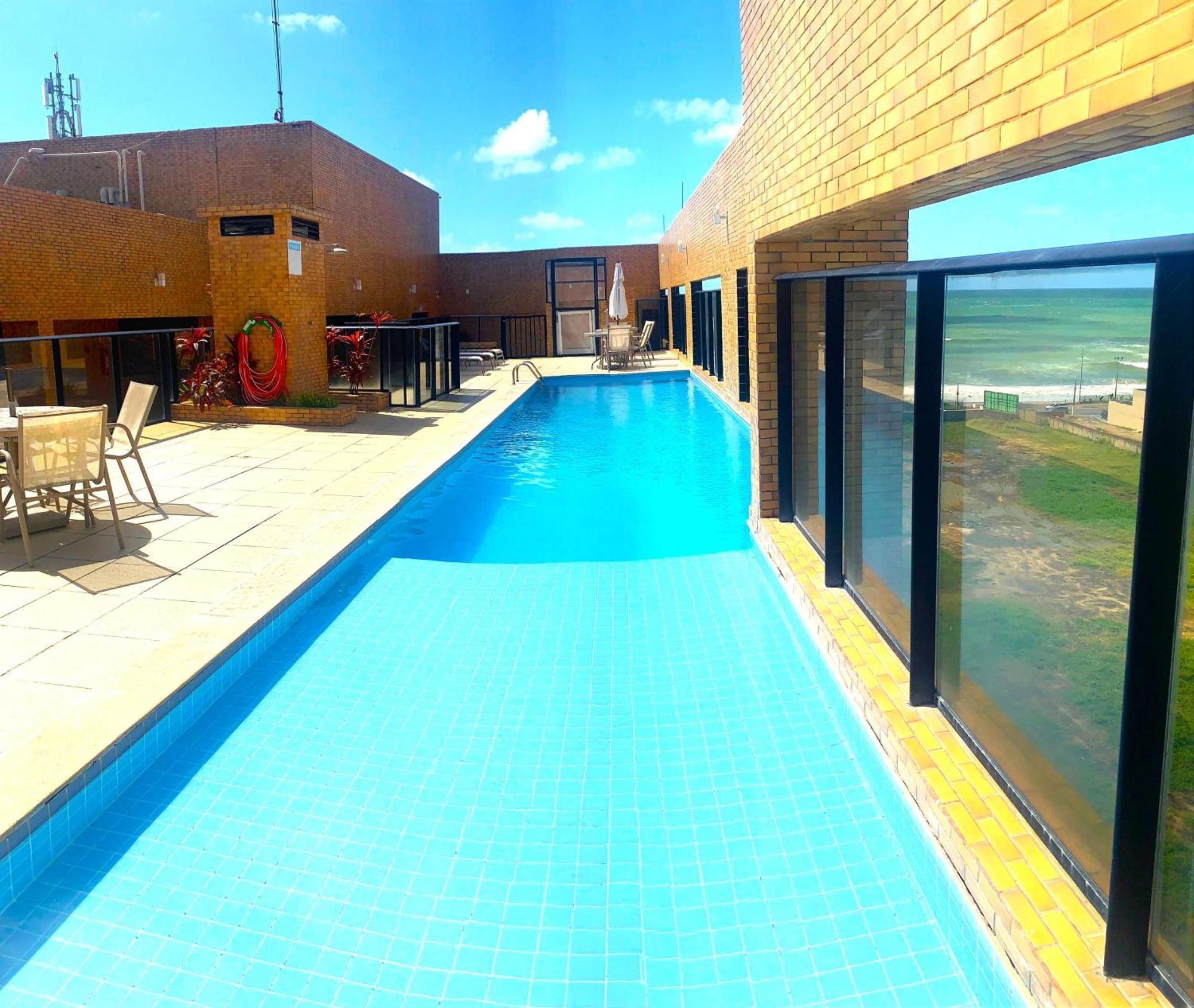 Apartamento 50M Praia- Piscina - Vista Mar - Academia - Maceio  Luaran gambar