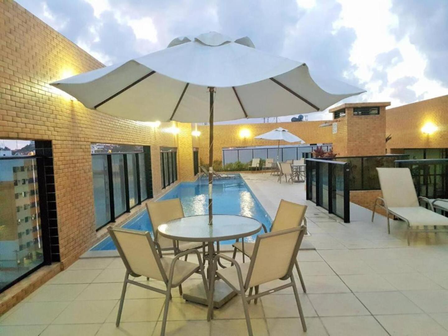 Apartamento 50M Praia- Piscina - Vista Mar - Academia - Maceio  Luaran gambar